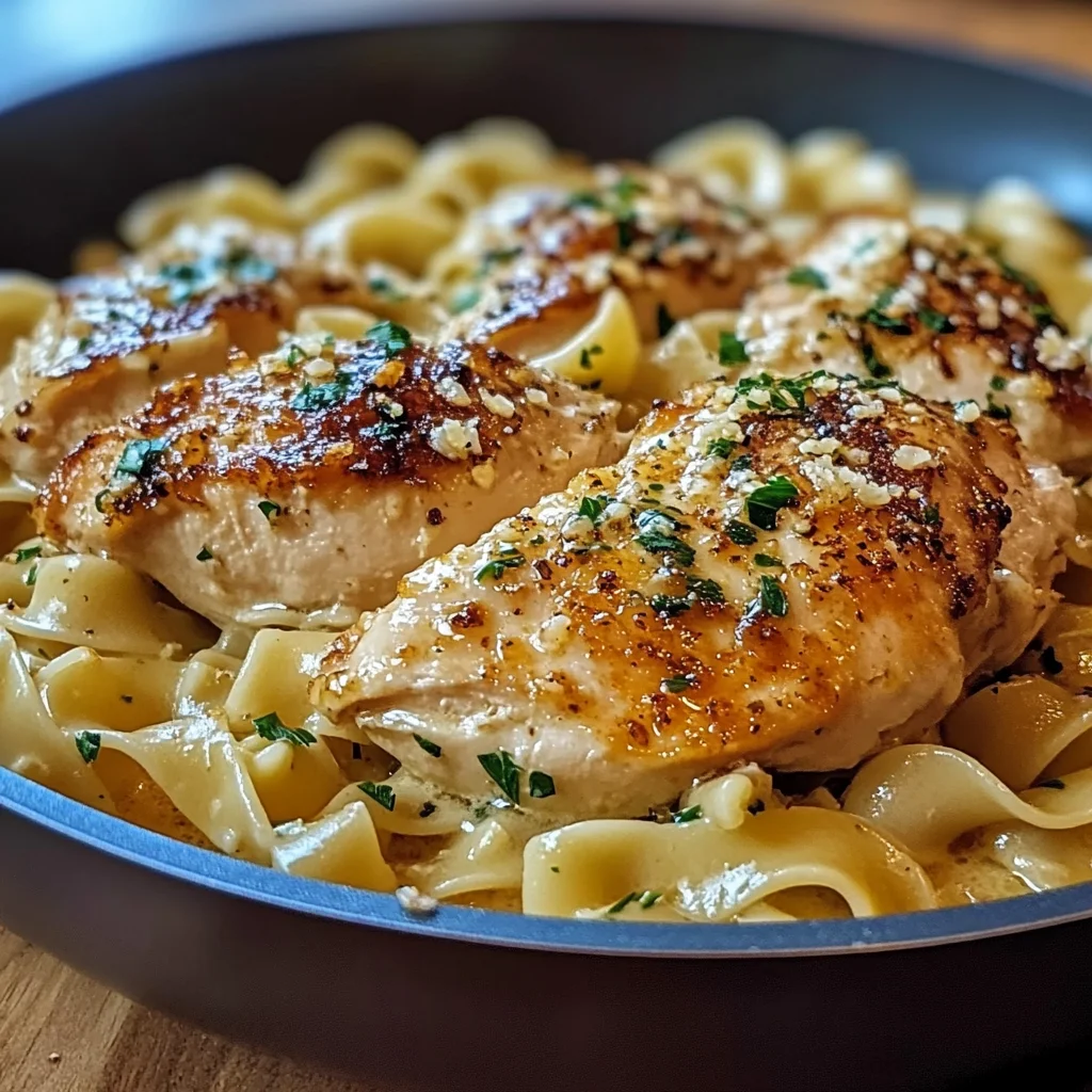 One-Pan Chicken with Buttered Noodles