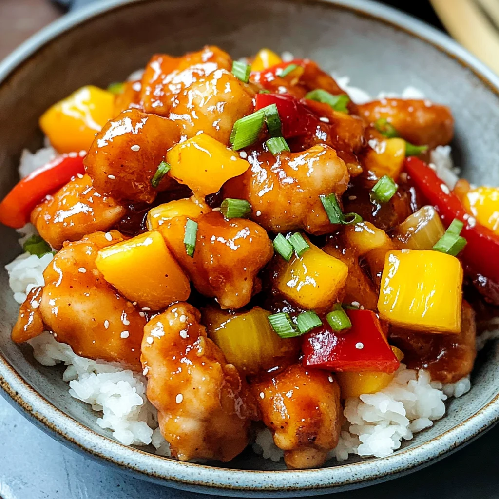 Sweet And Sour Chicken Recipe