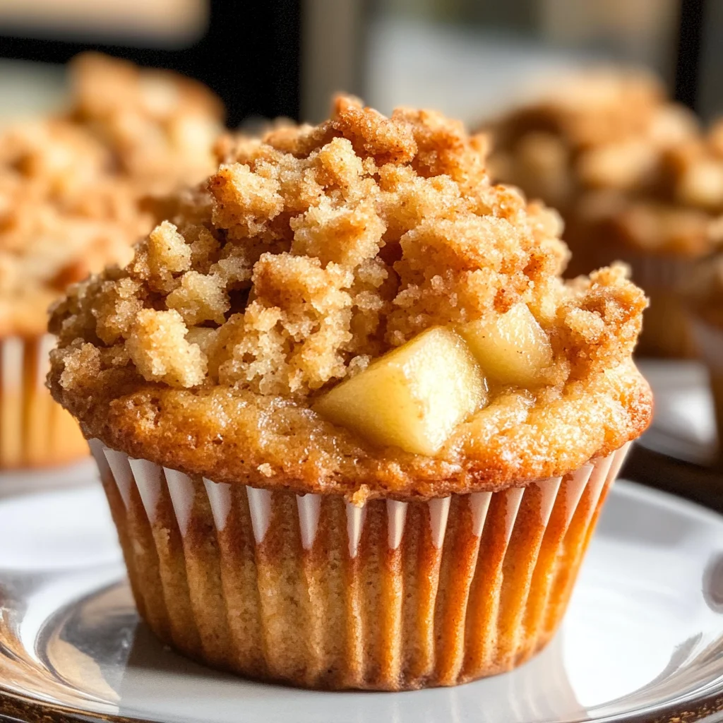 Apple Crumble Muffins