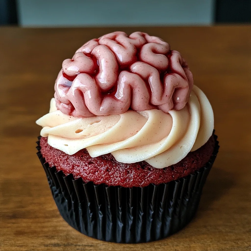 Bleeding Brain Cupcakes