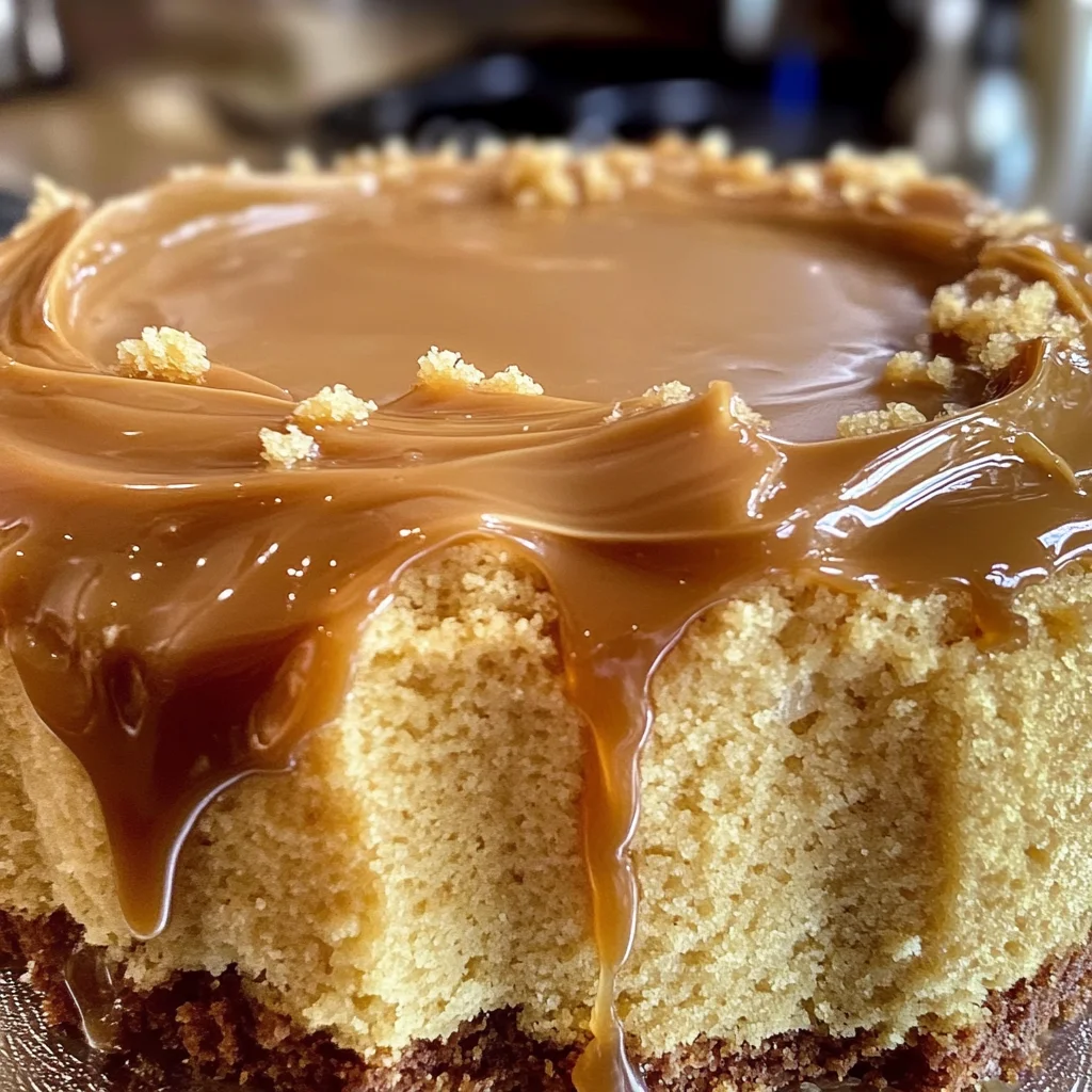 Buttermilk Sour Cream Pound Cake with Southern Caramel Icing