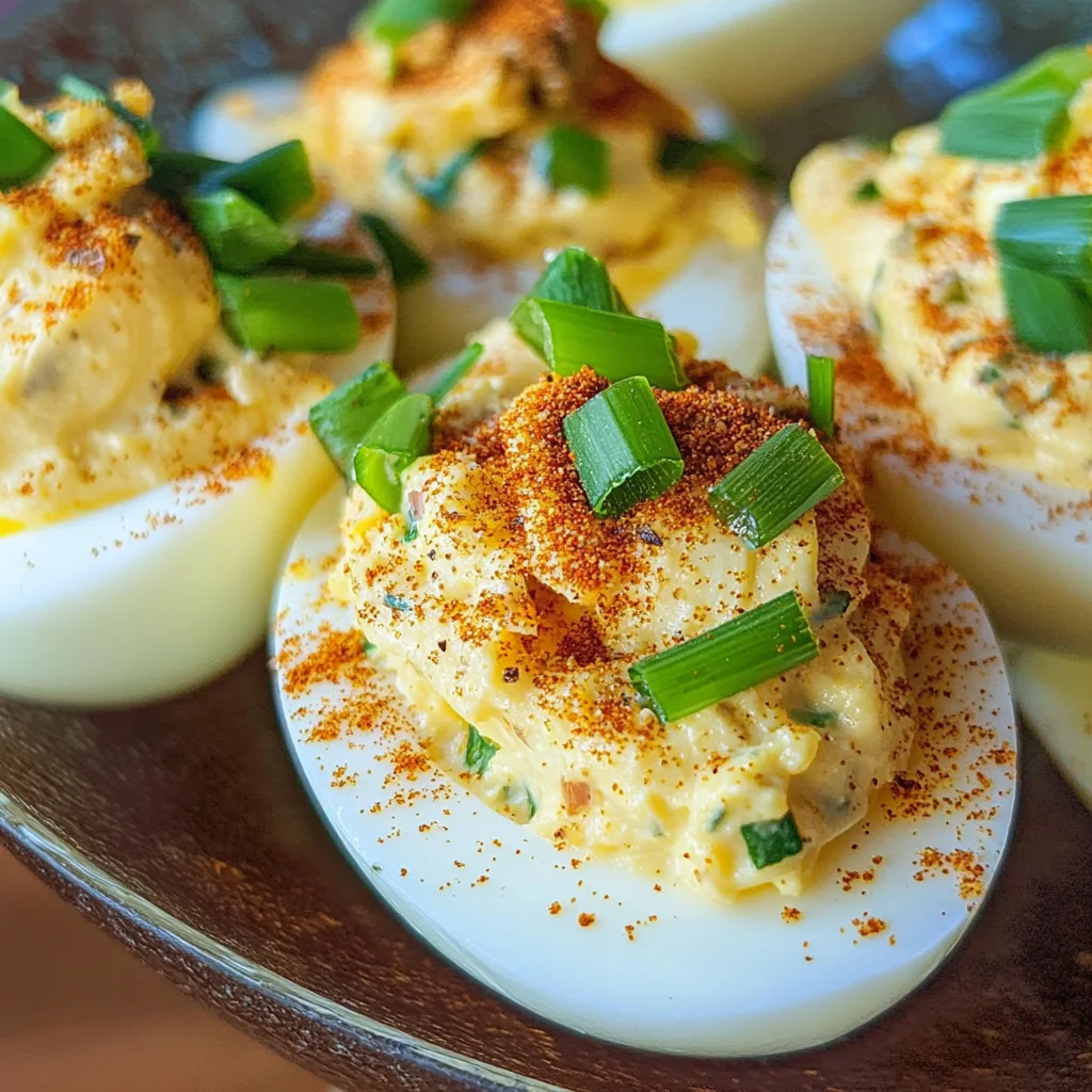 Cajun Deviled Eggs Recipe