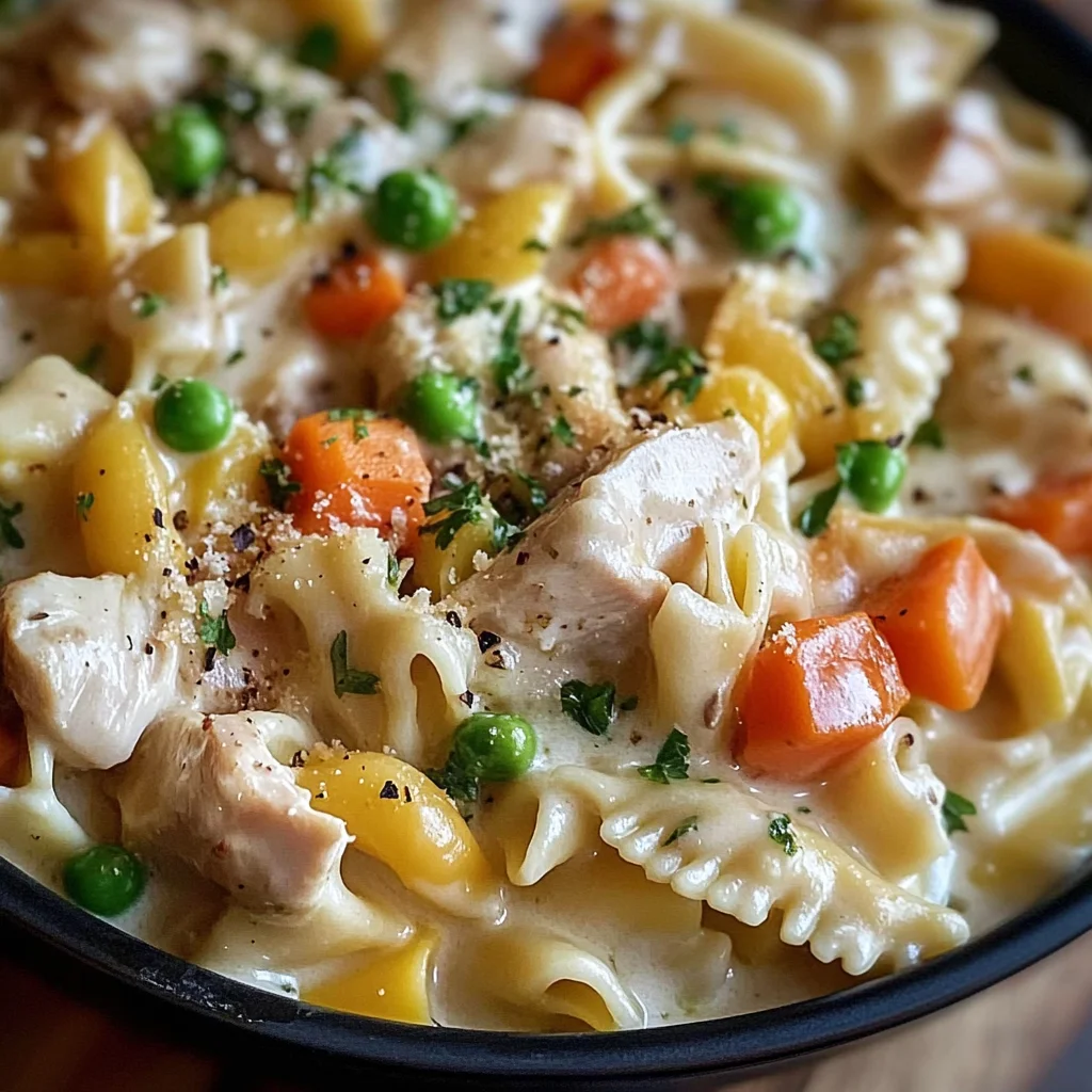 Chicken Pot Pie Pasta Recipe