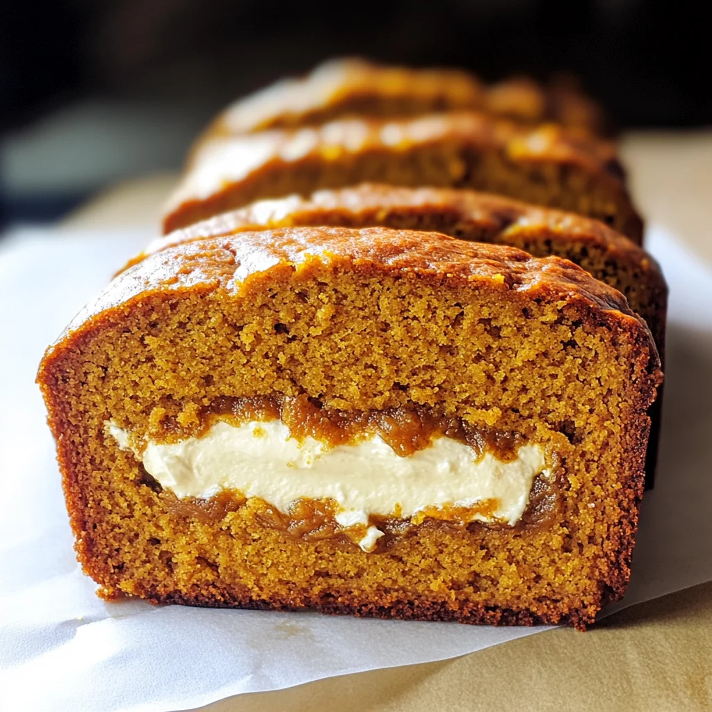 Cream Cheese-Filled Pumpkin Bread