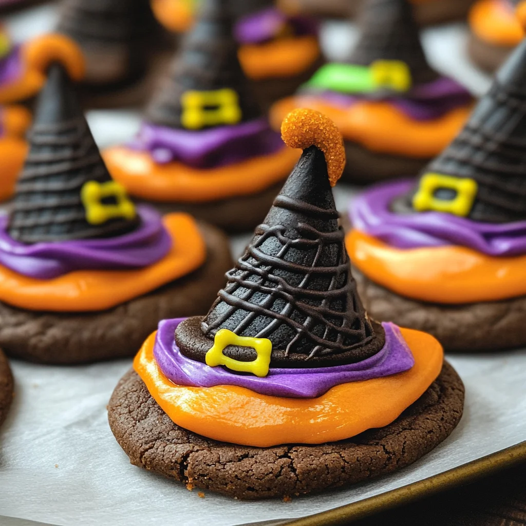 Halloween Witch Hat Cookies