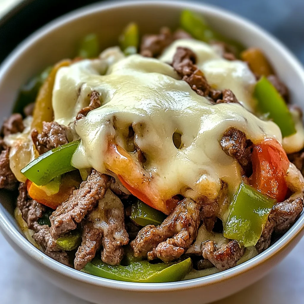 Philly Cheesesteak Bowls – Easy Low-Carb Dinner Idea
