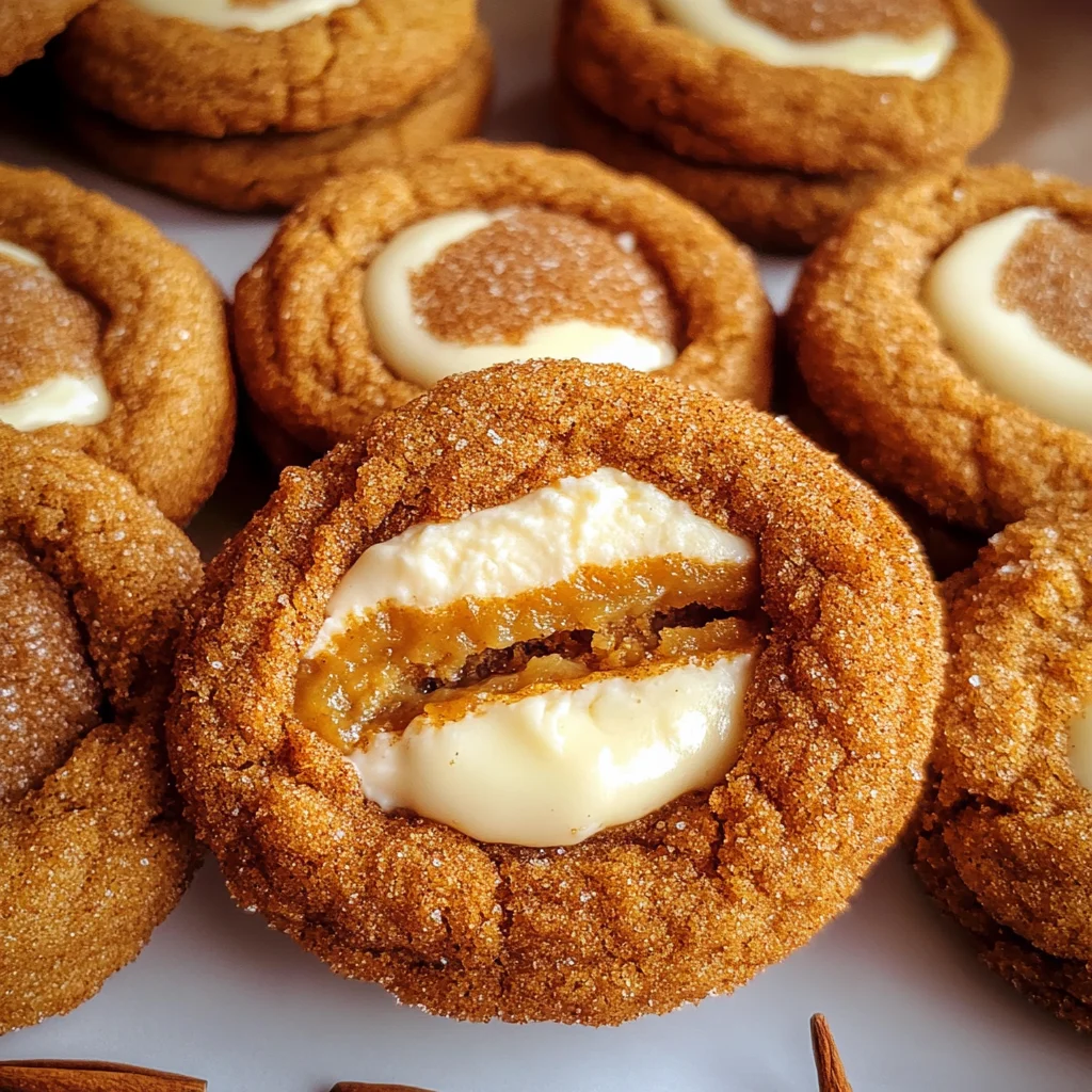 Pumpkin Cheesecake Cookies
