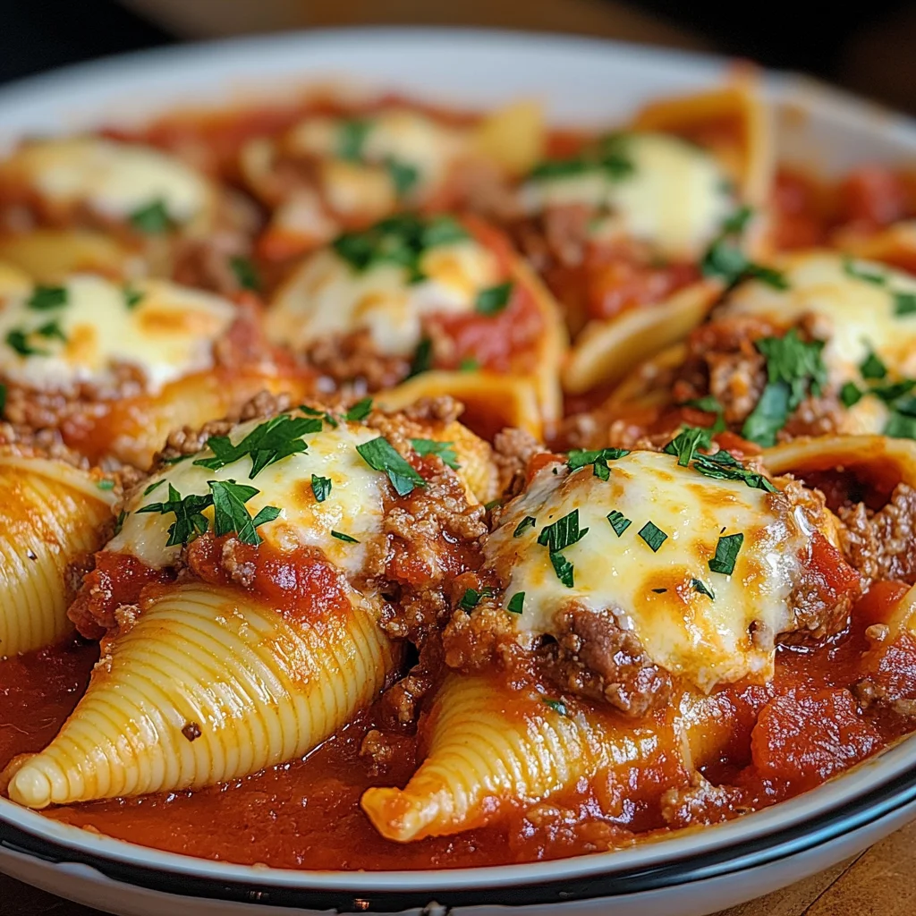 Stuffed Shells with Meat