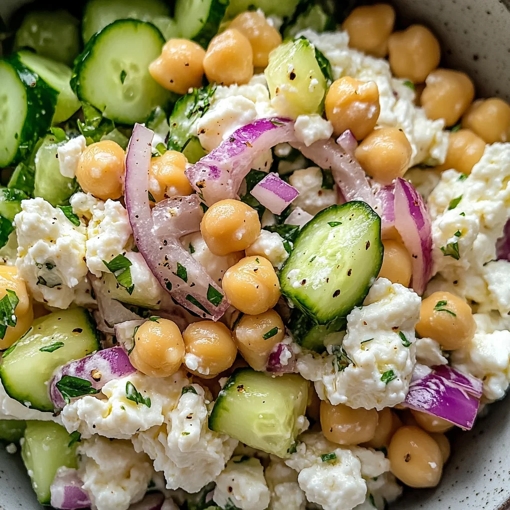 Cottage Cheese and Chickpea Salad: A Refreshing and Protein-Packed Delight