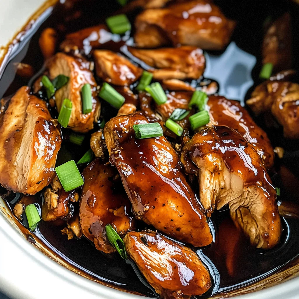 Crockpot Bourbon Chicken