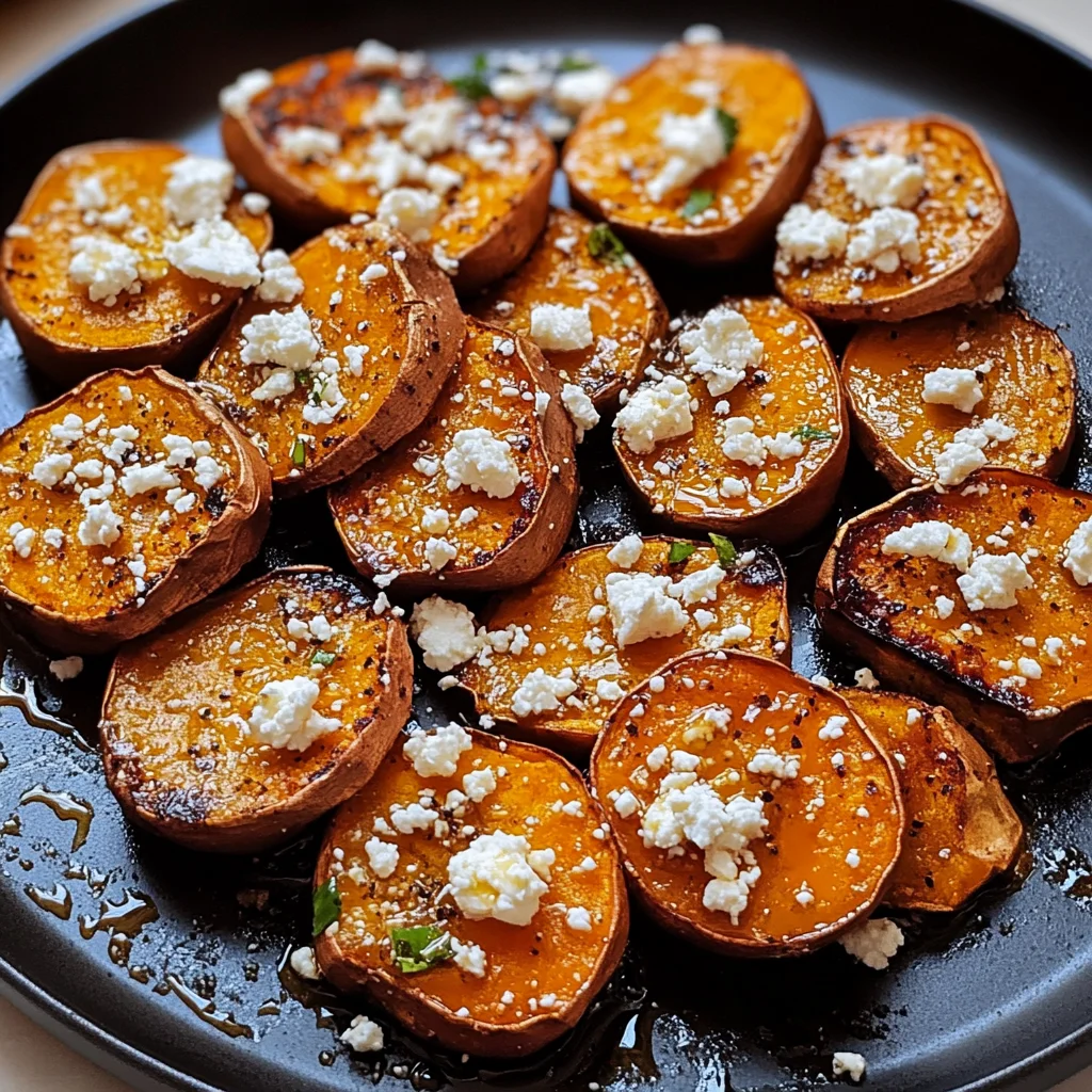 Delicious Honey Feta Sweet Potato Rounds Recipe for Any Meal