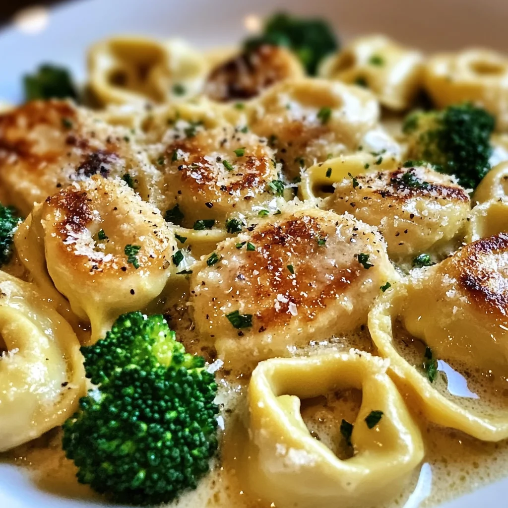 Garlic Parmesan Chicken Tortellini