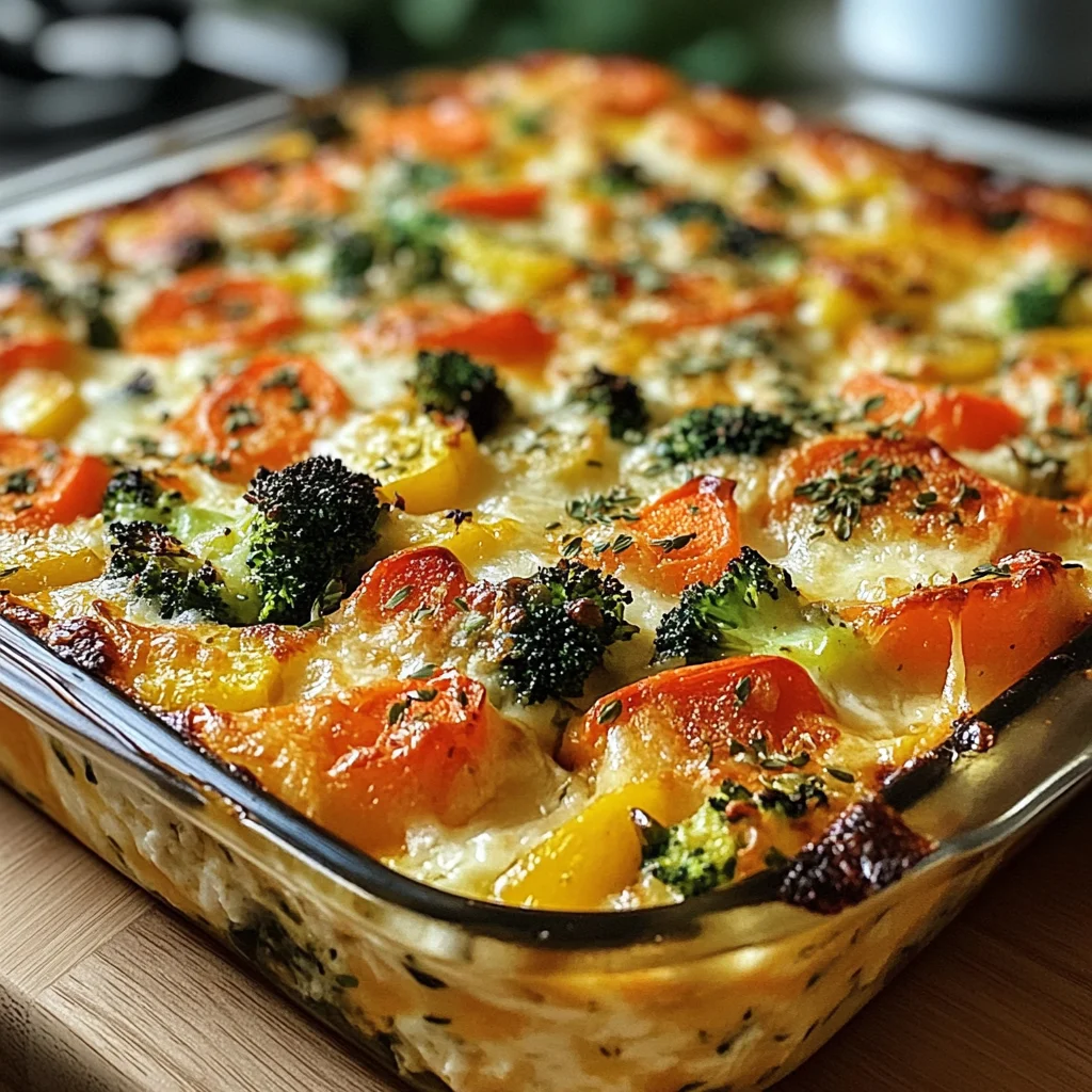 High-Protein Cottage Cheese Veggie Bake Recipe