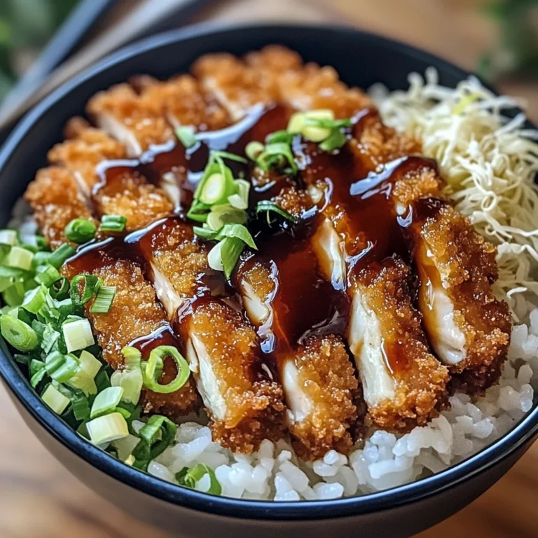 Japanese Katsu Bowls with Tonkatsu Sauce