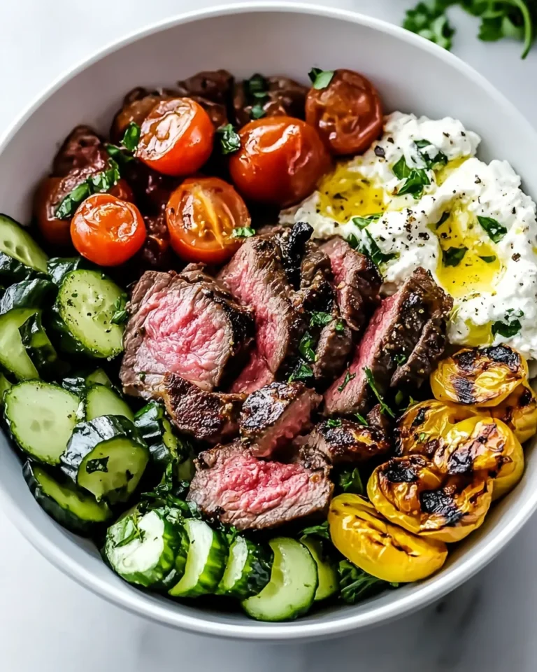 Mediterranean Steak Bowl Recipe
