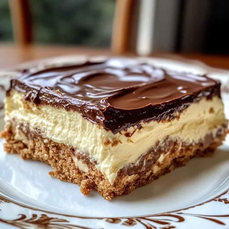 No-Bake Eclair Cake