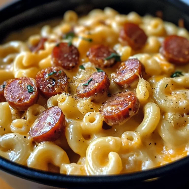 One-Pot Kielbasa Mac and Cheese