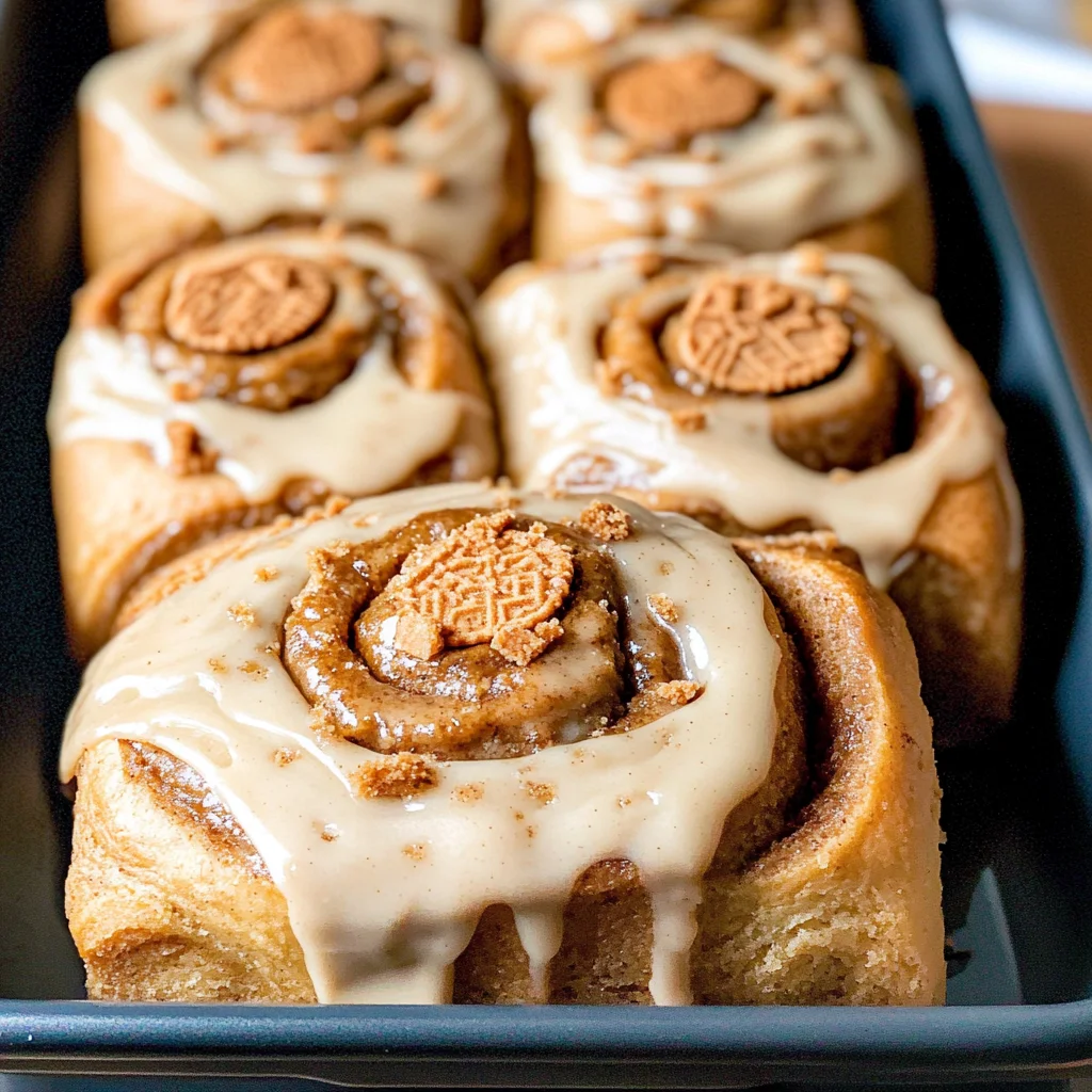 Biscoff Cinnamon Rolls