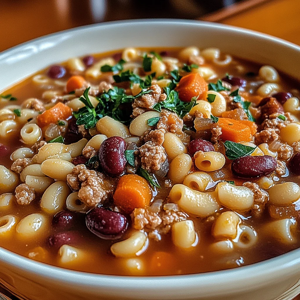 Easy Olive Garden Pasta Fagioli Soup Recipe