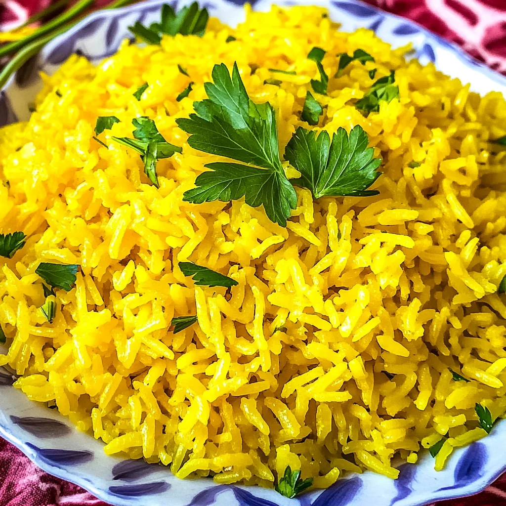 Mediterranean Yellow Rice