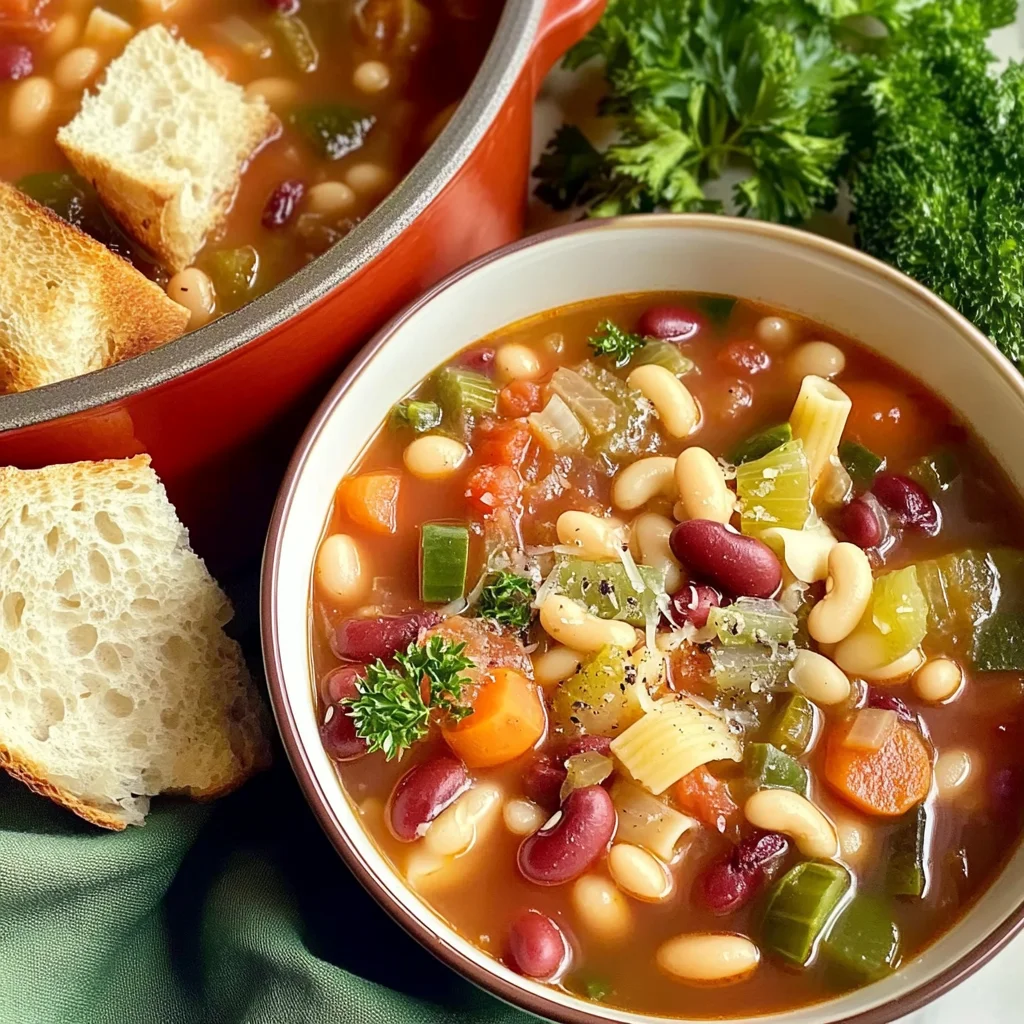 Minestrone Soup (Olive Garden Copycat) Recipe