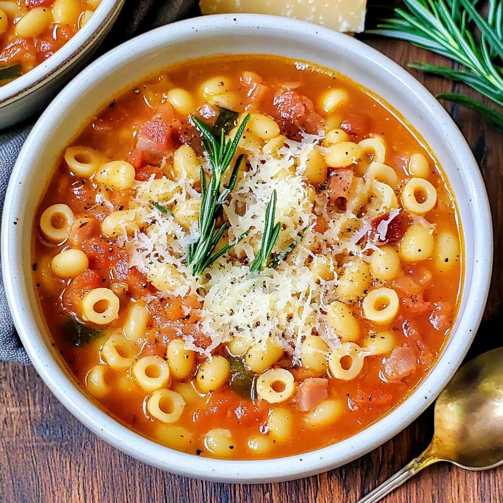 Pasta e Fagioli (Pasta and Beans Soup)
