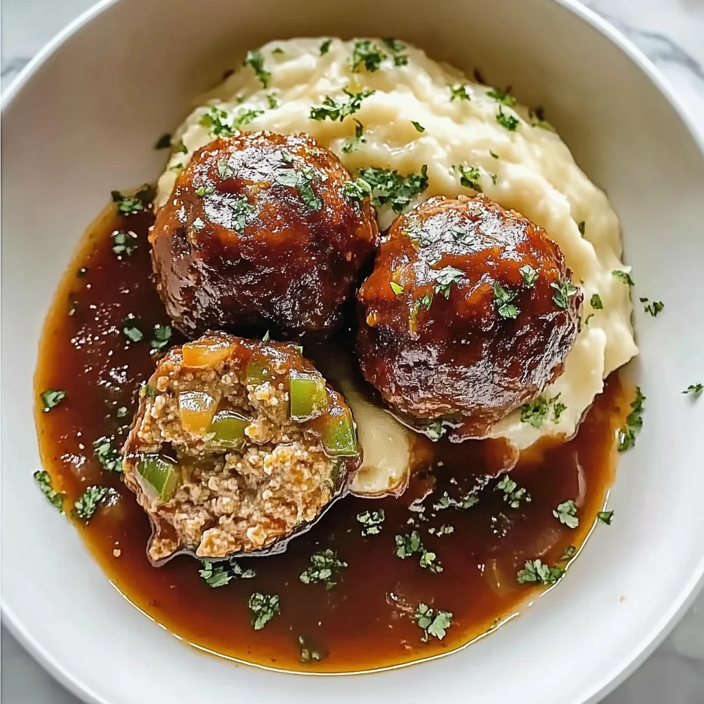 Savory Meatloaf Meatballs
