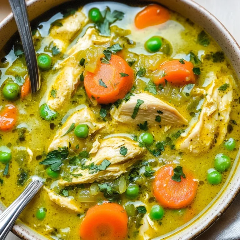 Anti Inflammatory Turmeric Chicken Soup