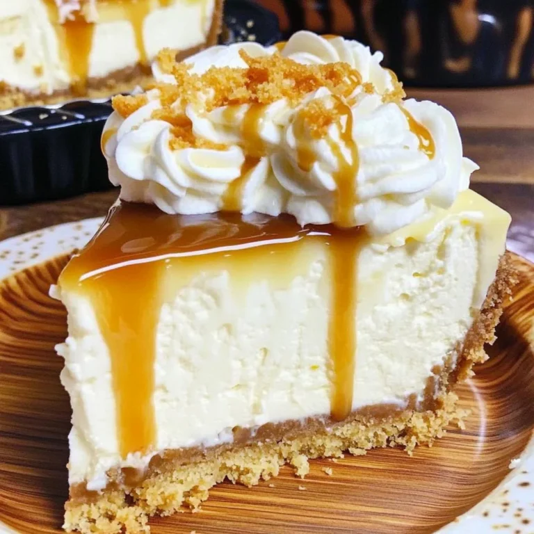 Butterbeer cheesecake