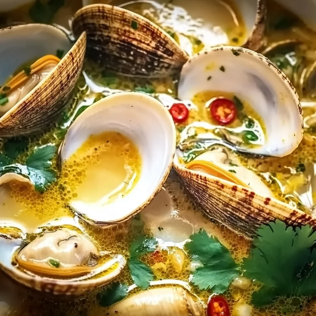 Coconut Broth Clams with Lemongrass: An Incredible Tropical Seafood Delight