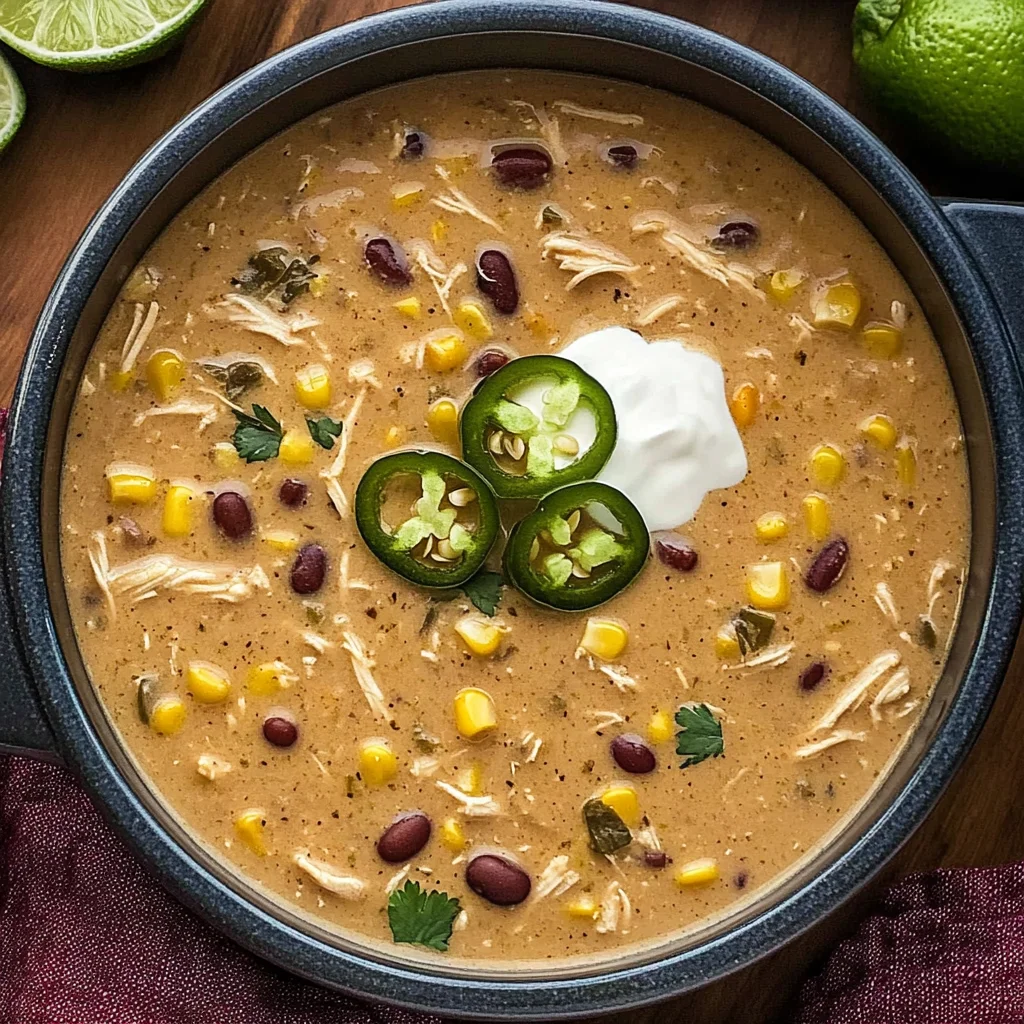 Creamy Chicken Taco Soup