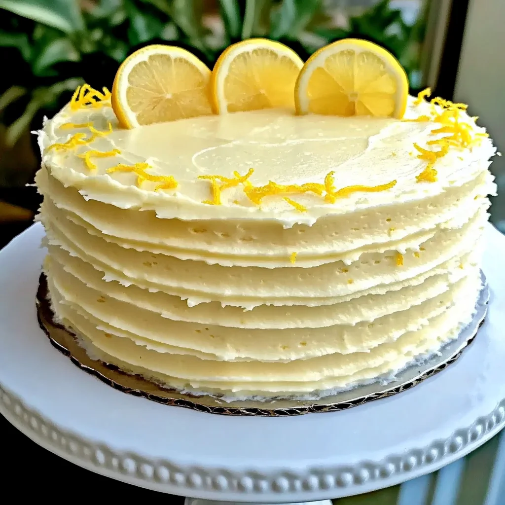 Creamy Lemon Cheesecake Cake