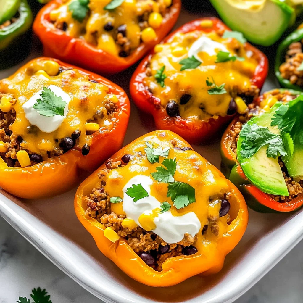 Easy Taco Stuffed Peppers
