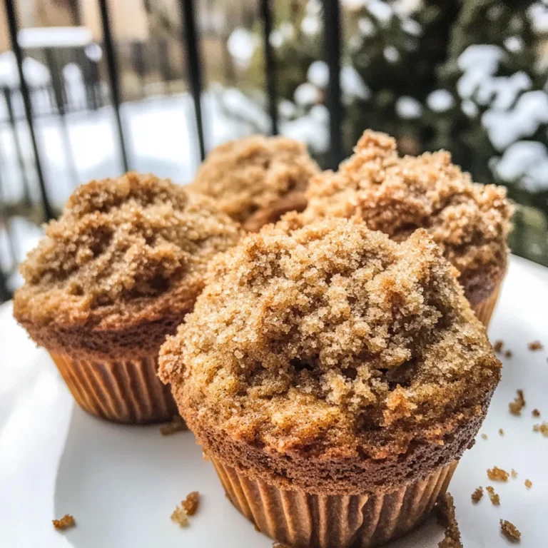 Gingerbread Coffeecake Muffins