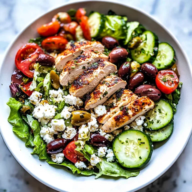 Greek Salad with Chicken