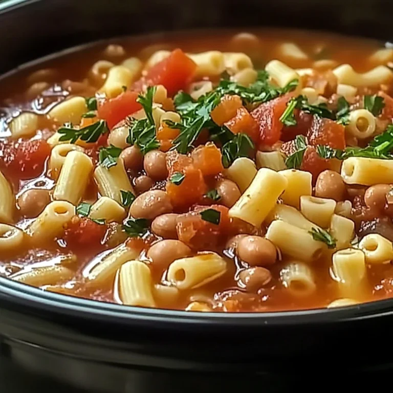 Hearty Pasta e Fagioli Soup Recipe