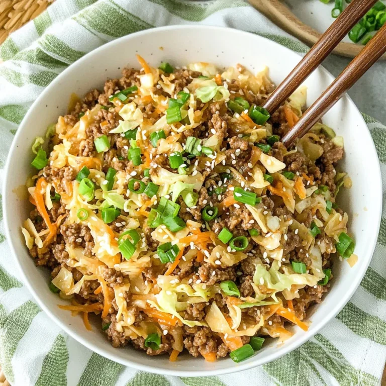 Inside Out Egg Roll in a Bowl