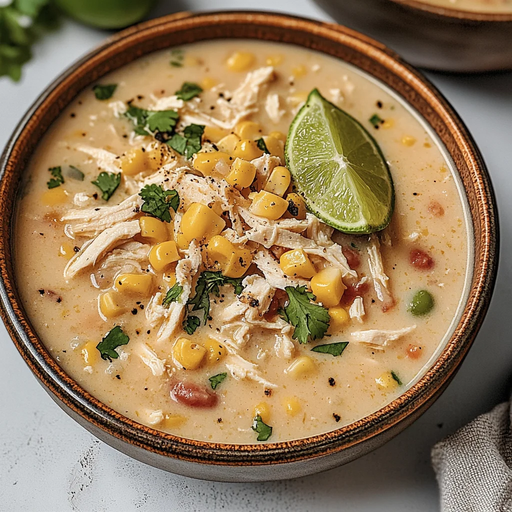 Mexican Street Corn White Chicken Chili Recipe