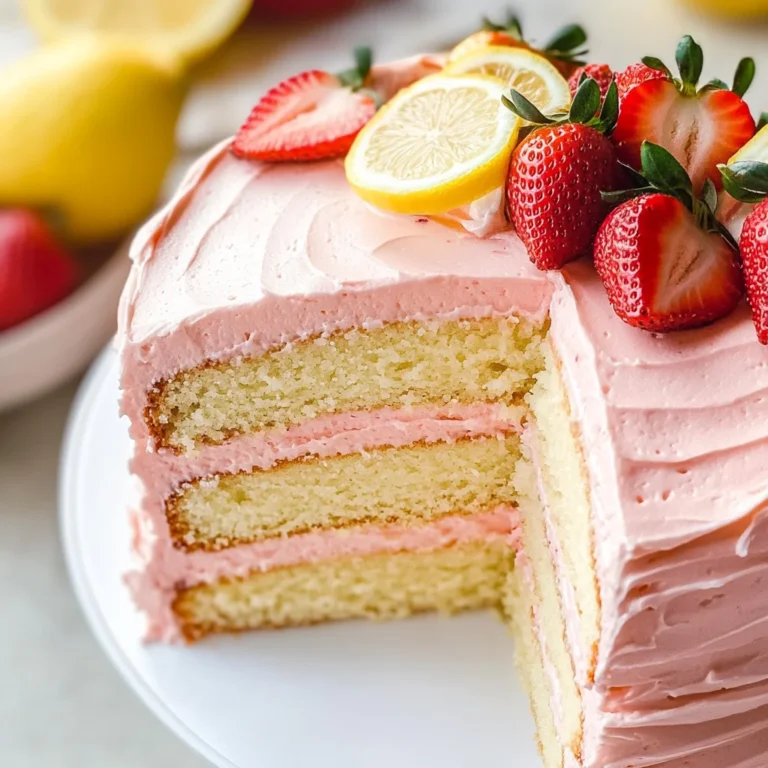 Strawberry Lemon Cake