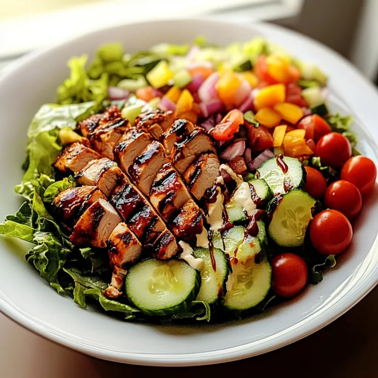 BBQ Chicken Chopped Salad