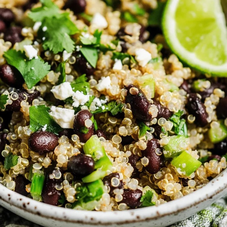 Black Bean Quinoa Salad Recipe