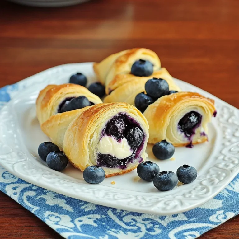 Blueberry Cheesecake Rolls