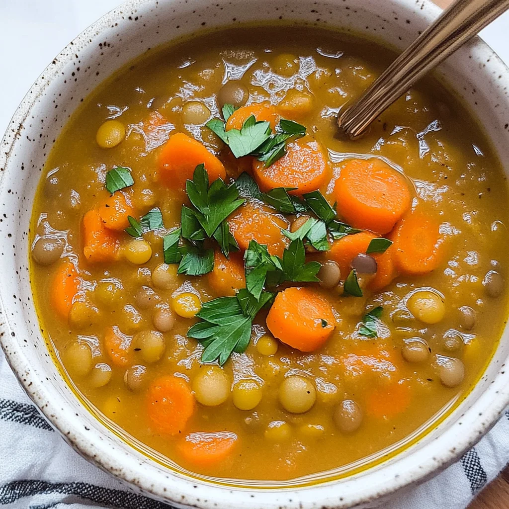 Carrot and Lentil Soup