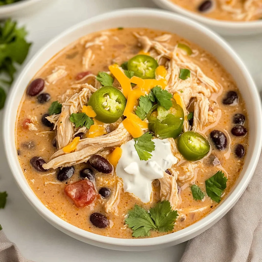 Crock pot cream cheese chicken chili recipe