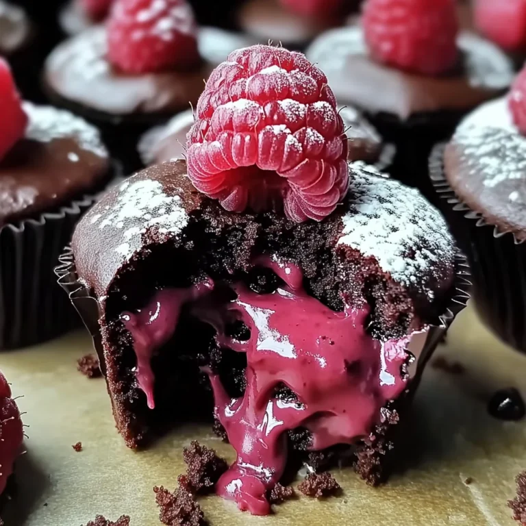 Decadent Raspberry Chocolate Lava Cupcakes You'll Adore