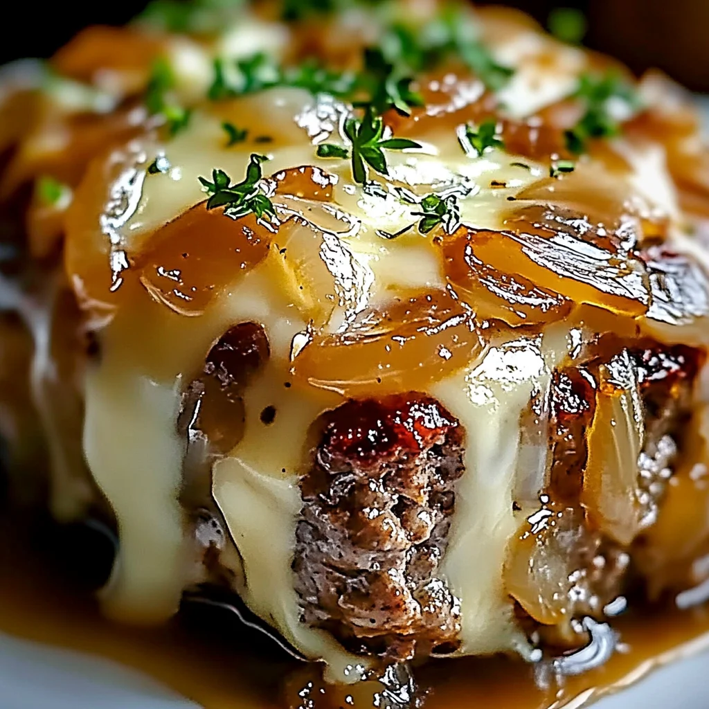 Delicious Crockpot French Onion Meatloaf Recipe