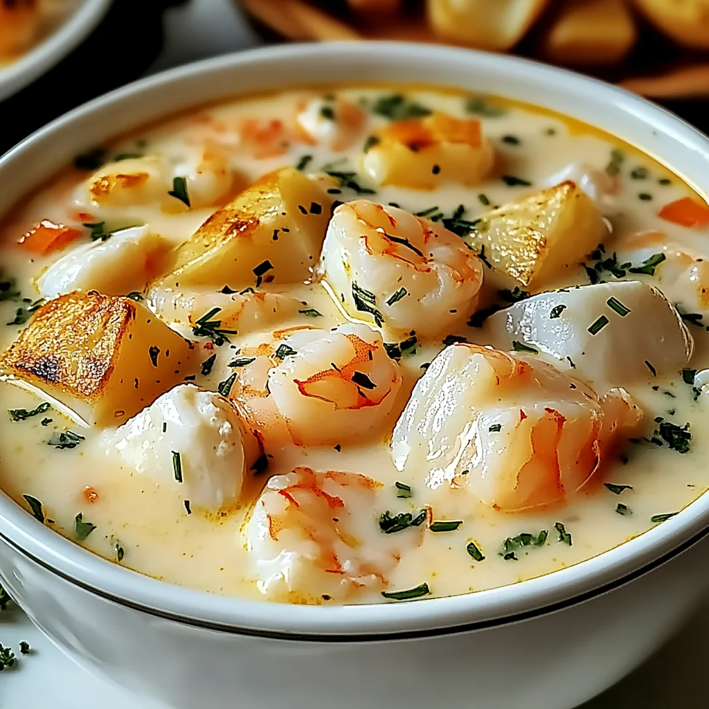 Hearty Nova Scotia Seafood Chowder for Cozy Nights In
