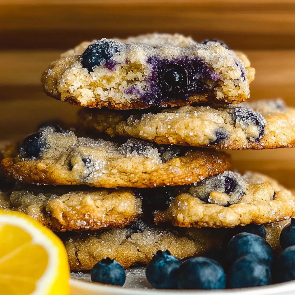 Lemon Blueberry Cookies