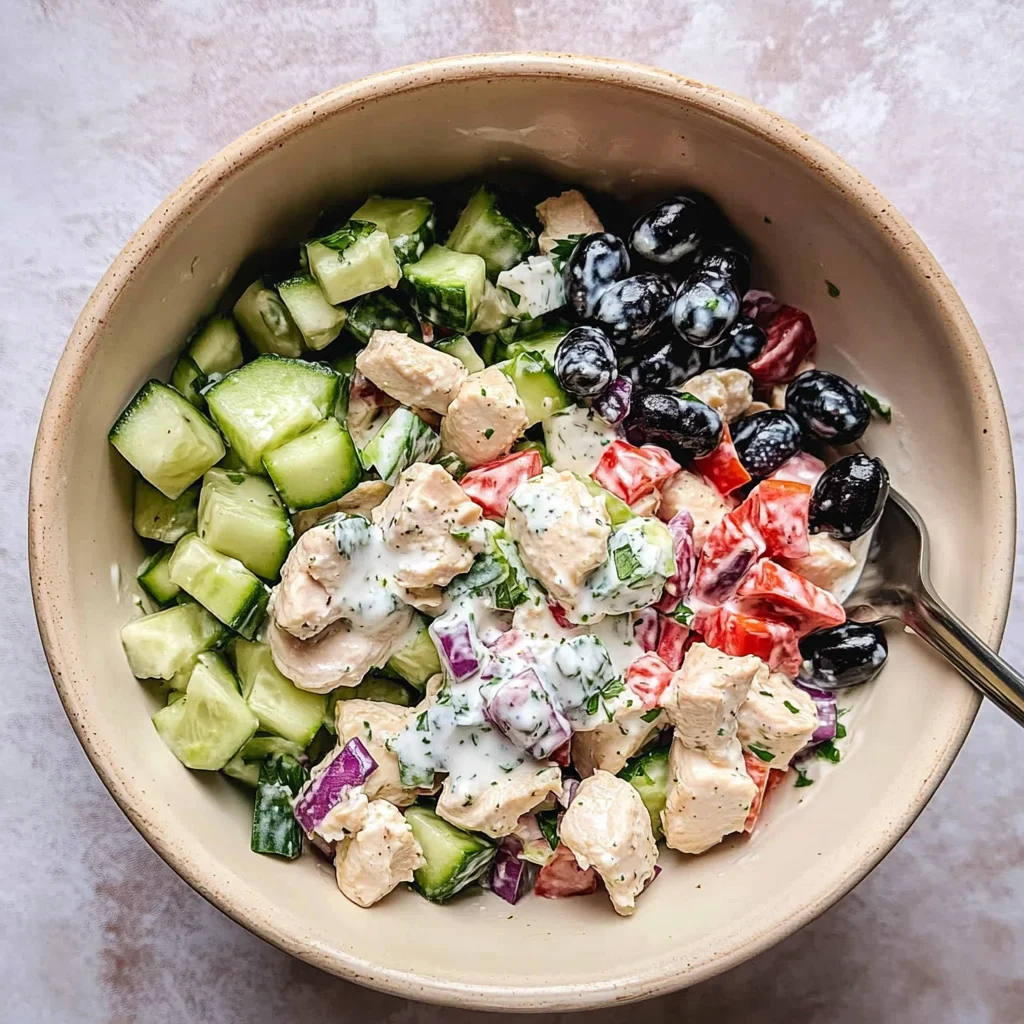 Mediterranean Chicken Salad