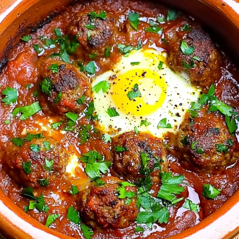 Moroccan Meatballs (Meatball Tagine)